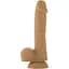 Гнучкий фалоімітатор Addiction - ANDREW 8″ Silicone Dong - Caramel, віброкуля в подарунок - мініатюра 1