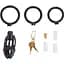 Клітка для пеніса Lockink Sevanda Plastic Penis Chastity Cage - Black - мініатюра 5