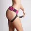 Труси для страпона Strap-On-Me Leatherette Harness Curious Fuchsia - мініатюра 5