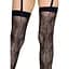 Панчохи-сітка зі швом ззаду Leg Avenue Butterfly back seam this highs One Size Black - мініатюра 4