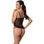 Боді монокіні Passion з відкритими грудьми JustinA Body Black S/M - мініатюра 2