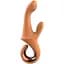 Вібратор-кролик Glam G-Spot Duo Vibrator 22.7 см (оранжевий) - мініатюра 1