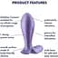 Анальна пробка Satisfyer Intensity Plug Purple - миниатюра 6