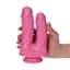Подвійний фалоімітатор Toyz4lovers Caino e Abele, 15.5 см (рожевий) - мініатюра 2