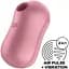Вакуумний стимулятор із вібрацією Satisfyer Cotton Candy Розовий - мініатюра 2