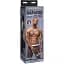 Вібратор Doc Johnson Signature Cocks Vibrating Safaree Samuels Anaconda 12 30.4 см коричневий - мініатюра 2