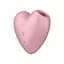 Вакуумний стимулятор клітора з вібрацією Satisfyer Cutie Heart рожевий - мініатюра 2