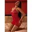 Сорочка Leg Avenue Mini Heart Trimmmed Net Chemise One Size, Red - мініатюра 2