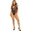 Боді Leg Avenue Thong teddy With Strappy back Black One Size - мініатюра 4