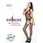 Бодістокінг Passion BS038 Black, комбінезон, імітація панчіх і пояса - мініатюра 5