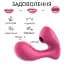Вібратор кліторальний стимулятор I’MCUM Double Kiss з функцією смоктання та підігрівом Рожевий (IM-KXY222-rose) - мініатюра 6