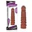 Насадка на пенис Lovetoy Pleasure X-Tender Series 17.5 см коричневый - миниатюра 2