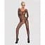 Сітчастий бодістокінг із довгим рукавом Obsessive Bodystocking N109 Black S/M/L, чорний - мініатюра 2