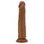 Фалоімітатор Sliding Skin Sharife 10" 25.4 см (коричневий) - мініатюра 9