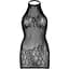Откровенное мини-платье Leg Avenue Rhinestone halter mini dress Black One size - миниатюра 7