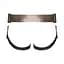 Труси для страпона Strap-On-Me Leatherette Harness Curious OS сірий - мініатюра 4