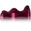 Універсальний sit-on-top вібратор Rocks Off Ruby Glow Blush пульт ДК - мініатюра 4
