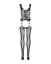 Бодистокинг Obsessive Bodystocking F221 силуэтный цветочный рисунок имитация чулок XL/XXL - миниатюра 6