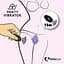 Вібратор у трусики FeelzToys Panty Vibrator Purple з пультом ДК 6 режимів роботи сумочка-чохол - мініатюра 3