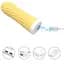 Мини-вибратор «Rechargeable Silicone Touch» 10 режимов вибрации желтый K0984-2 - миниатюра 4