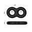 Ерекційне кільце Crazy Bull Super Soft Silicone Double II Cock Ring чорний - мініатюра 5