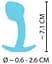 Анальная пробка Cuties Plugs Blue Orion 42-05568310000 98272 - миниатюра 7
