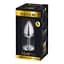 Металева анальна пробка з кристалом Alive Mini Metal Butt Plug S, Білий - мініатюра 3