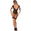 Нейлоновий бодістокінг з імітацією гартер Obsessive Bodystocking G334 S/M/L, Black, з доступом - мініатюра 6