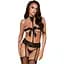 Комплект Kissable Bondage Kiss Set Black S/M - мініатюра 1
