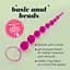 Анальний ланцюжок Crushious Bead Anal 33 см (рожевий) - мініатюра 10