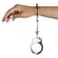 Наручники металлические Adrien Lastic Handcuffs Metallic (полицейские) - миниатюра 3