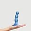 Насадка для страпону Strap-On-Me Dildo Plug Balls Blue Metallic L - мініатюра 5
