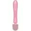 Вібратор для пар Satisfyer Triple Lover Pink: Потрійна стимуляція управління через рожевий додаток - мініатюра 6