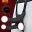 Чорний подвійний порожнистий страпон із вібрацією Lovetoy Vibrating Unisex Hollow Strap On 10 режимів - мініатюра 1