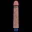 Вібратор Lovetoy Real Softee 9" Platinum Silicone 22.8 см коричневий - мініатюра 3