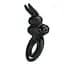 Виброкольцо Pretty Love Vibro Penis Ring Bunny III 9.7 см черный - миниатюра 5