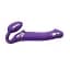 Безремневий страпон Strap-On-Me Vibrating Violet XL регульований з вібрацією та з пультом ДК діаметр 4.5 см - мініатюра 3