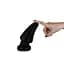Анальна пробка LoveToy King-Sized Anal Shocker 19 см (чорний) - мініатюра 4