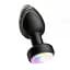 Анальна пробка що світиться з вібрацією без Д/К Light Anal Plug 3.5х9 см чорний - мініатюра 1