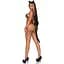 Еротичний костюм кішки Leg Avenue Roleplay Sex Kitten One Size Black, боді, вушка, чокер - мініатюра 3