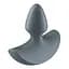 Анальна пробка Satisfyer Booty Absolute Beginners 1, 7.3 см (сірий) - мініатюра 1
