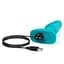 Анальна пробка B-Vibe Rimming Plug 2 15 см (бірюзовий) - мініатюра 6