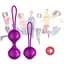 Вагинальные шарики B - Series Fox Kegel Balls Set (фиолетовый) - миниатюра 6