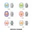 Набір мастурбаторів-яєць Tenga Egg Wonder Pack 6 яєць - мініатюра 6