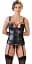 Комплект Cottelli Collection Bondage Cami Suspender L чорний - мініатюра 3