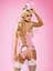 Сексуальний костюм Obsessive Bunny S/M рожевий - мініатюра 4