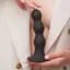 Насадка для страпону Strap-On-Me Dildo Plug Balls Black M - мініатюра 6