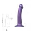 Насадка для страпону Strap-On-Me Mono Density Dildo Violet M одношаровий силікон гнучкий діаметр 3.3 см - мініатюра 3