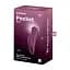 Вакуумний стимулятор клітора з вібрацією Satisfyer Pocket Pro 1 бордовий - мініатюра 3