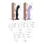 Насадка для страпону Strap-On-Me Dildo Plug P&G Lilas Metallic L - мініатюра 4